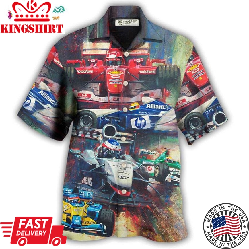 Formula One Car Racing Amazing Unstoppable Hawaiian Shirt