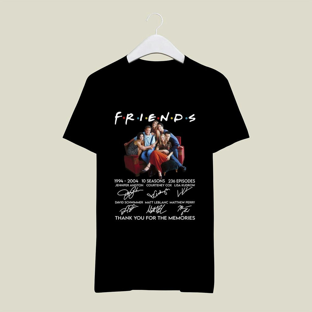 Friends Tv Show 1994 2004 Thank You For The Memories Signature Shirt