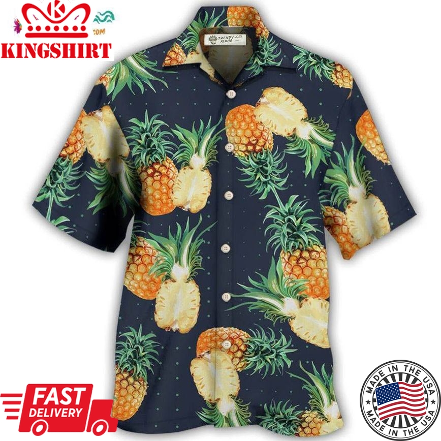 Fruit Pineapple Tropical Cool Hawaiian Shirt