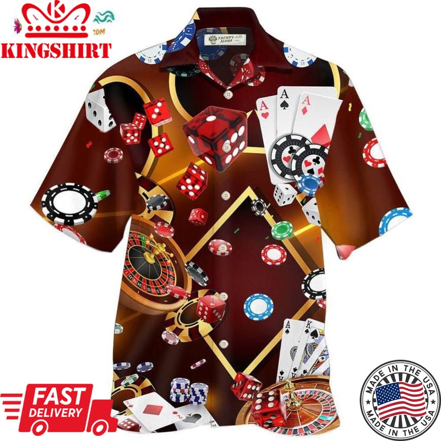 Gambling Casino Luxury Hawaiian Shirt