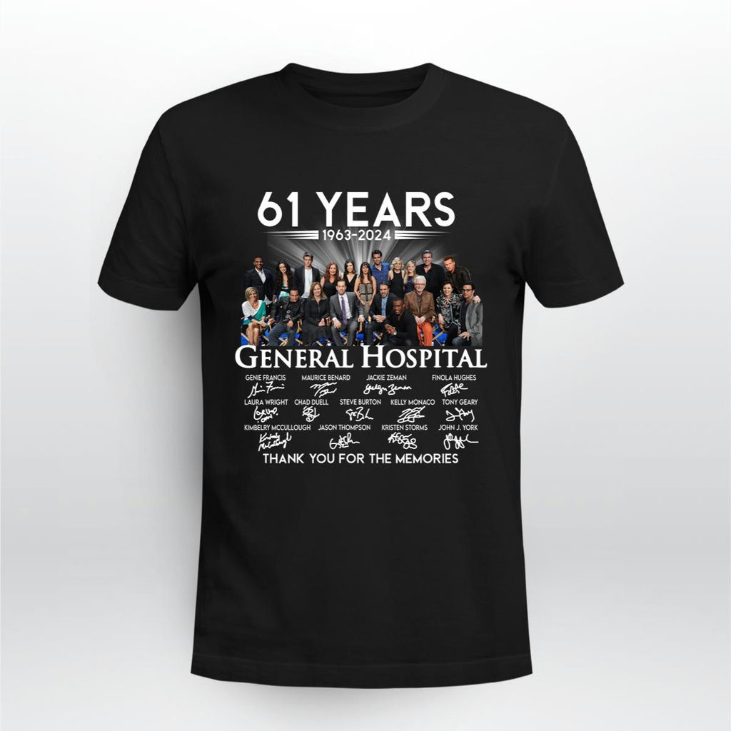 General Hospital 61 Years 1963 2024 Signature Shirt