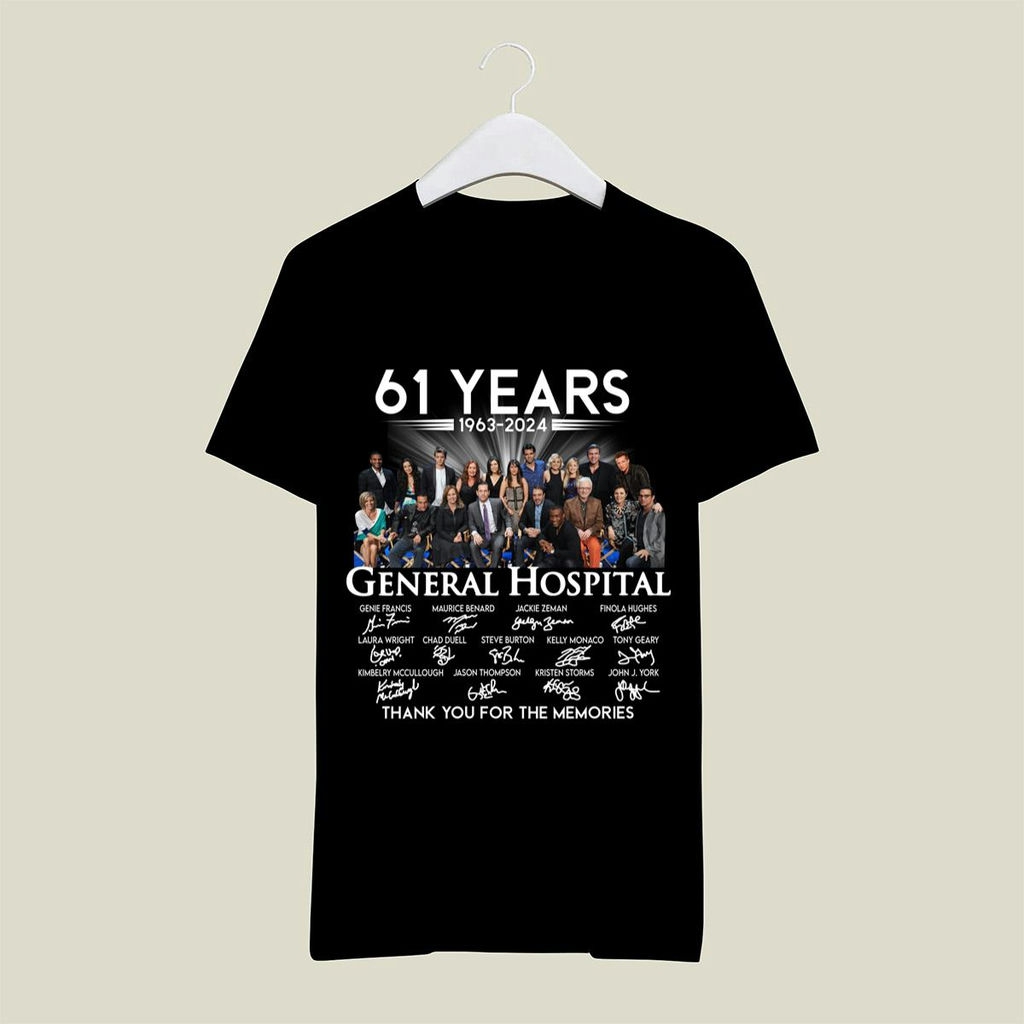 General Hospital 61 Years 1963 2024 Signature Shirt