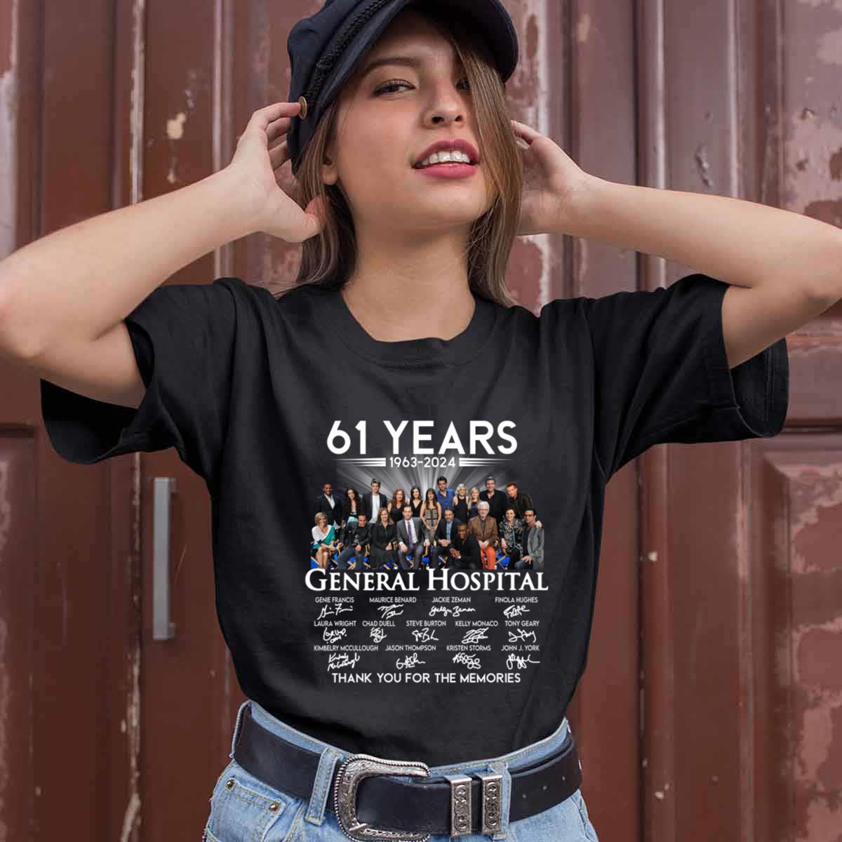 General Hospital 61 Years 1963 2024 Signature Shirt