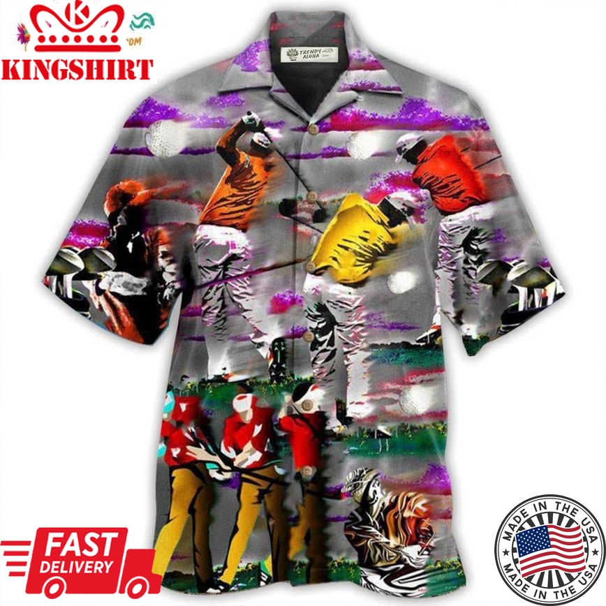 Golf Life Is A Game But Golfis Serious Hawaiian Shirt