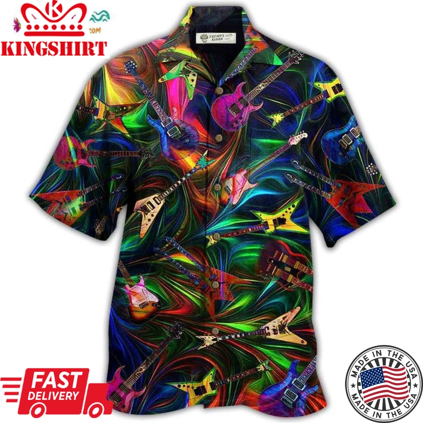 Guitar Music Electric Guitar Amazing Hawaiian Shirt