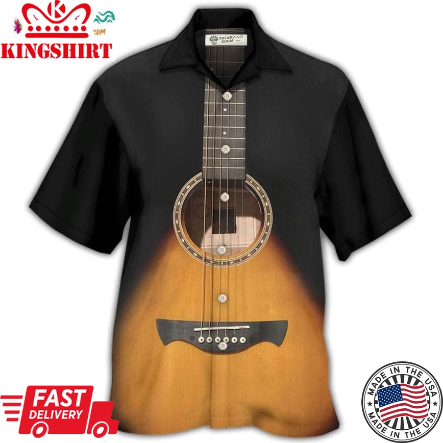 Guitar Wood Music Lover Hawaiian Shirt