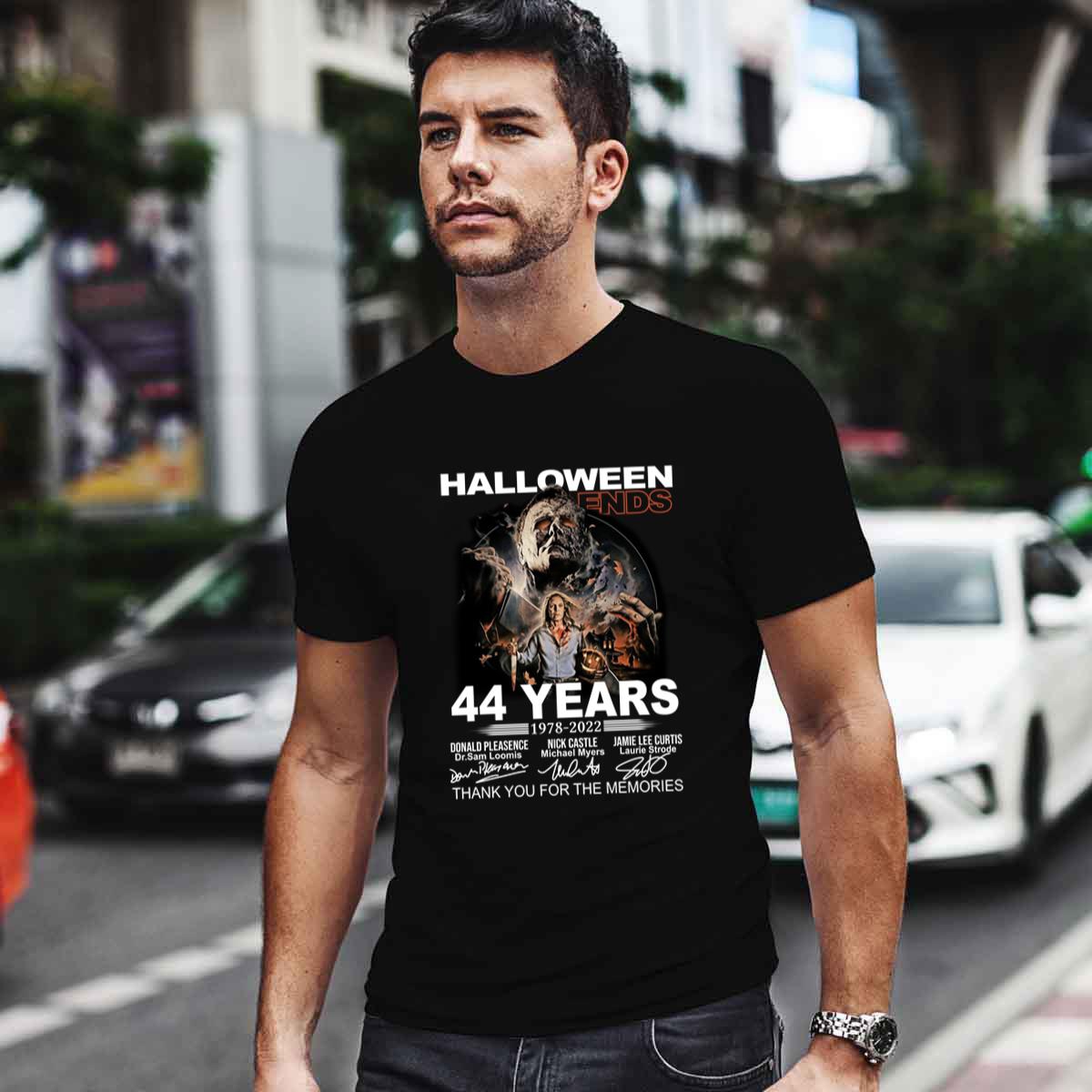 Halloween Ends 44 Years 1978 2022 Thank You For The Memories Signatures Shirt