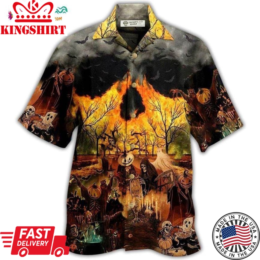 Halloween Love Party Hawaiian Shirt