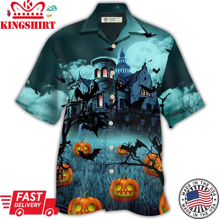 Halloween Night Dark Pumpkin Hawaiian Shirt