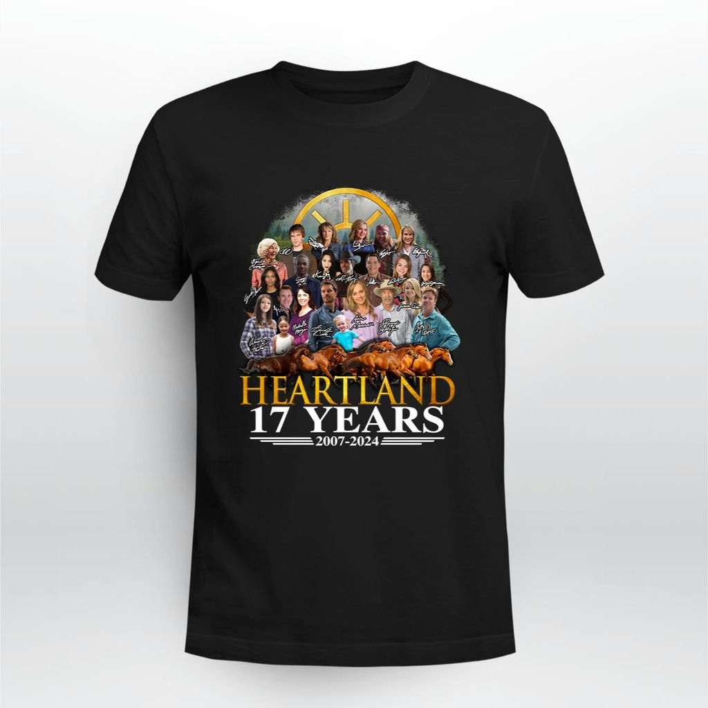 Heartland 17 Years 2007 2024 Signature Shirt