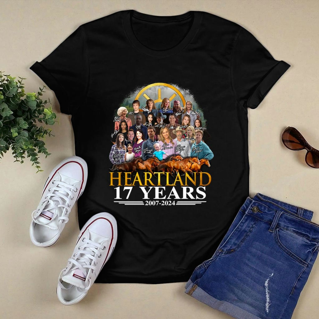 Heartland 17 Years 2007 2024 Signature Shirt