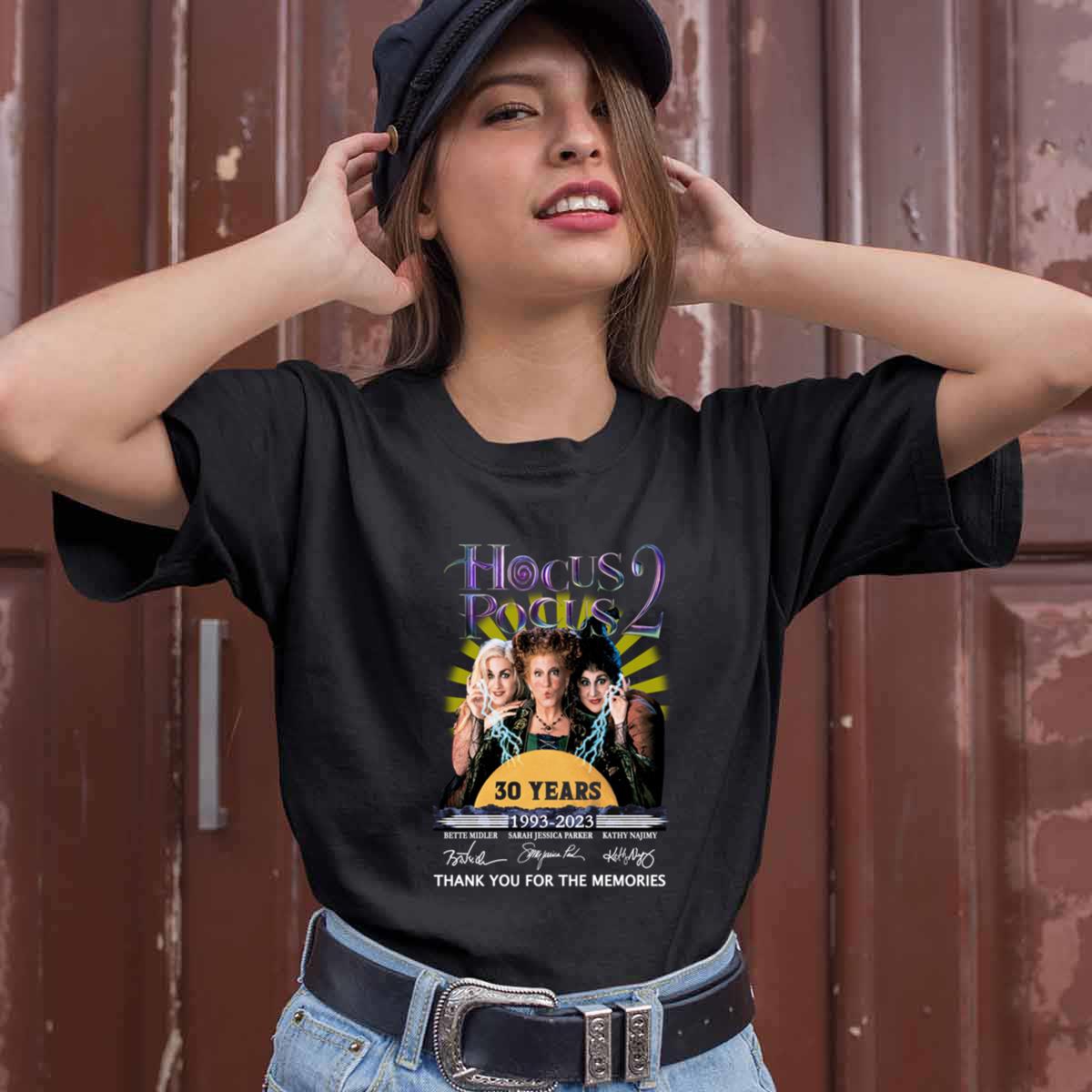 Hocus Pocus 2 30 Years 1993 2023 Thank You For The Memories Signatures Shirt