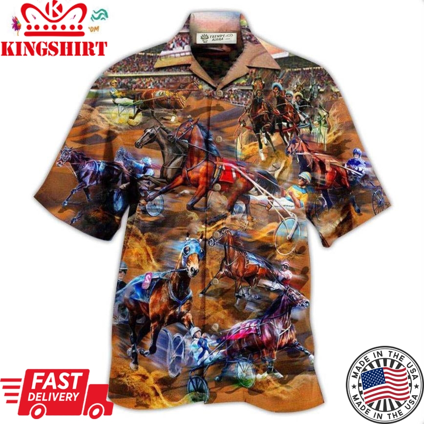 Horse Harness Racing Life Is Better At The Races Hawaiian Shirt