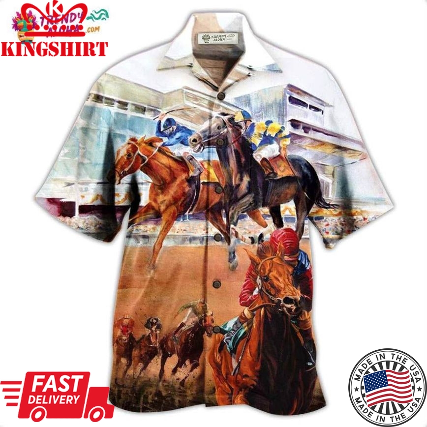 Horse Racing Amazing Hawaiian Shirt