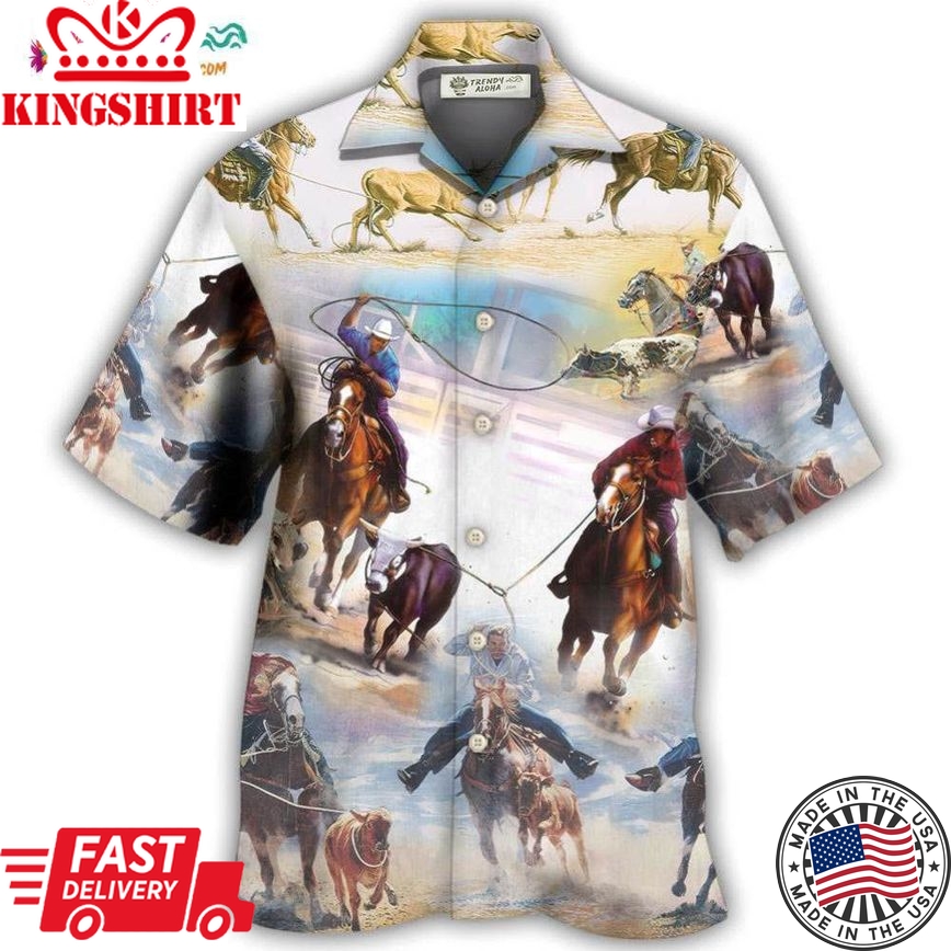 Horse Team Roping Is Importanter Hawaiian Shirt