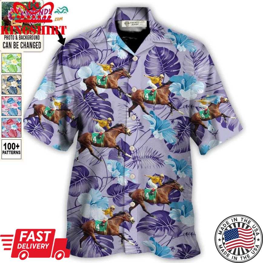 Horse You Want Tropical Style Custom Photo Hawaiian Shirt