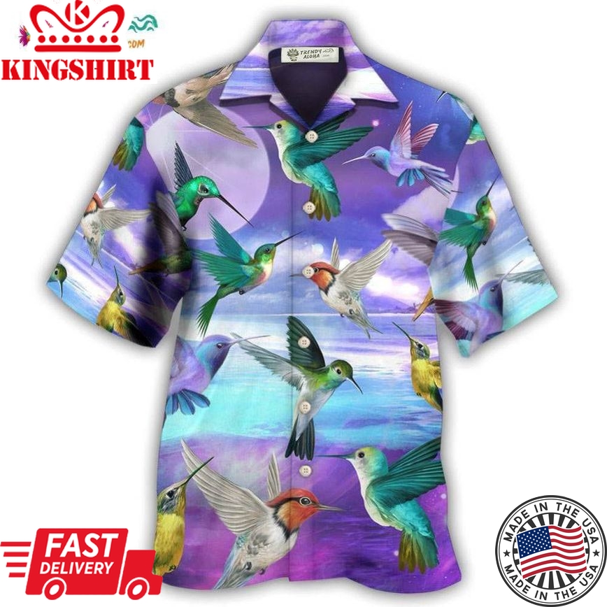 Hummingbird In A Fantasy World Hawaiian Shirt