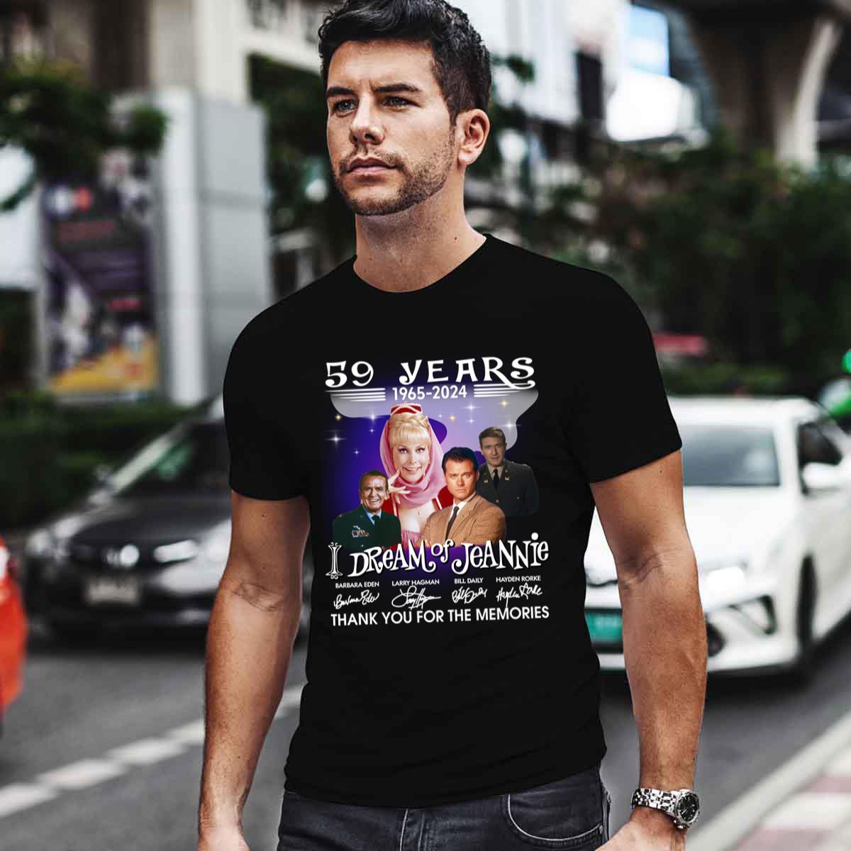 I Dream Of Jeannie 59 Years Thank You For The Memories Signatures Shirt