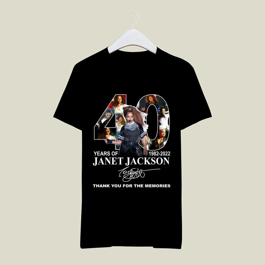 Janet Jackson 40 Years Signature 1 T Shirt