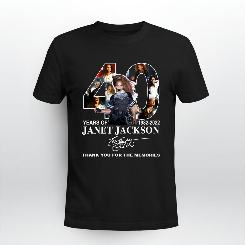 Janet Jackson 40 Years Signature 1 T Shirt