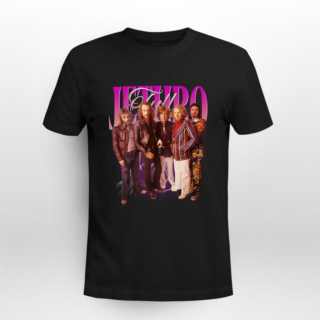 Jethro Tull Rock Band Signatures T Shirt