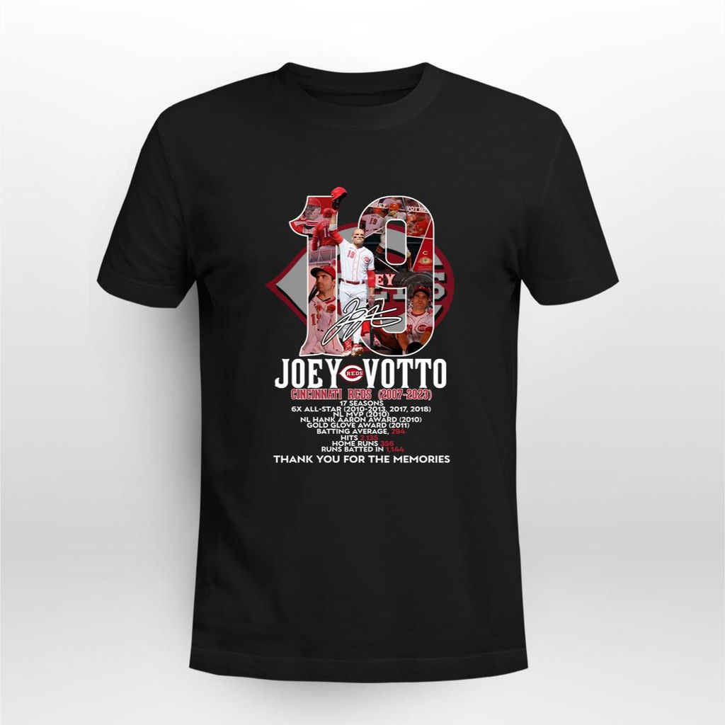 Joey Votto 2007 2023 Thank You For The Memories Signature Shirt