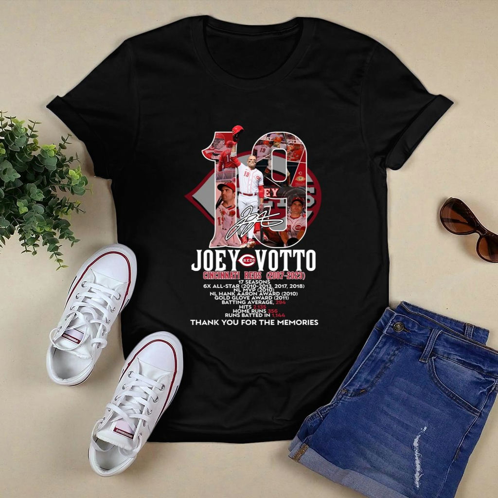 Joey Votto 2007 2023 Thank You For The Memories Signature Shirt