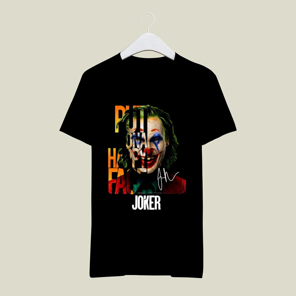 Joker Put On A Happy Face Signature Shirt