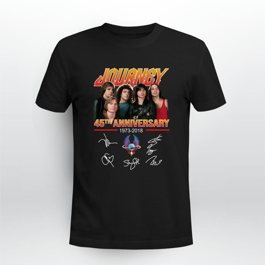 Journey 45th Anniversary Signatures T Shirt