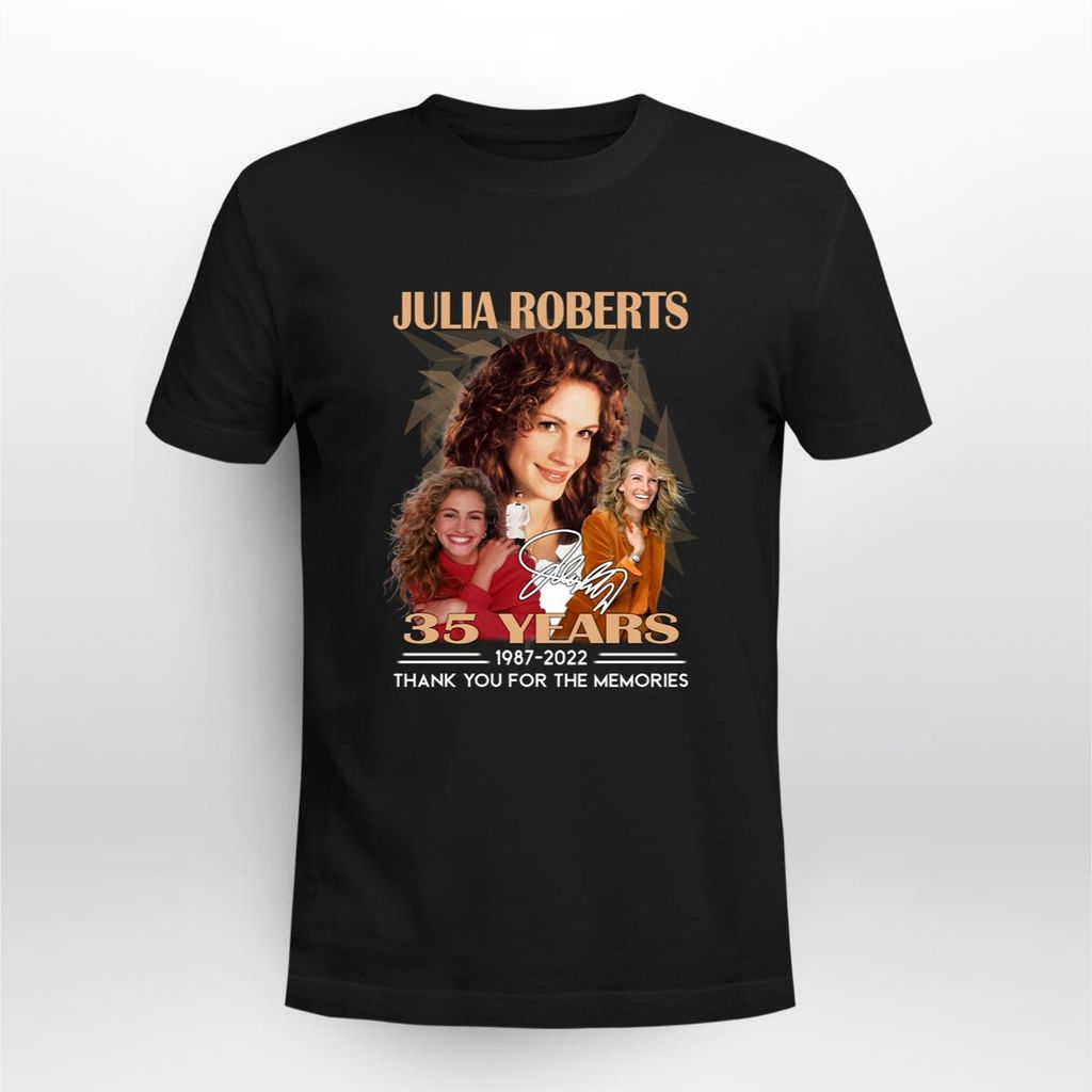 Julia Roberts 35 Years 1987 2022 Signature Shirt