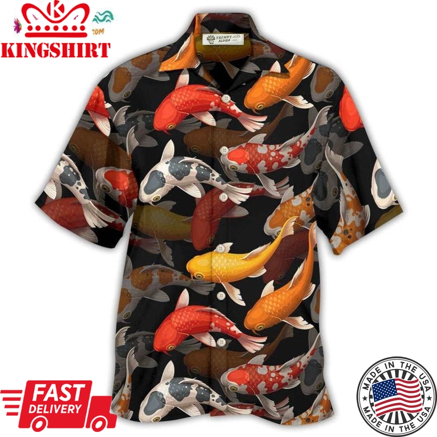 Koi Fish Basic Lovely Hawaiian Shirt