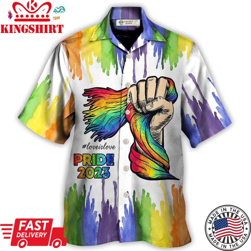 Lgbt Pride Love Is Love 2023 Hawaiian Shirt