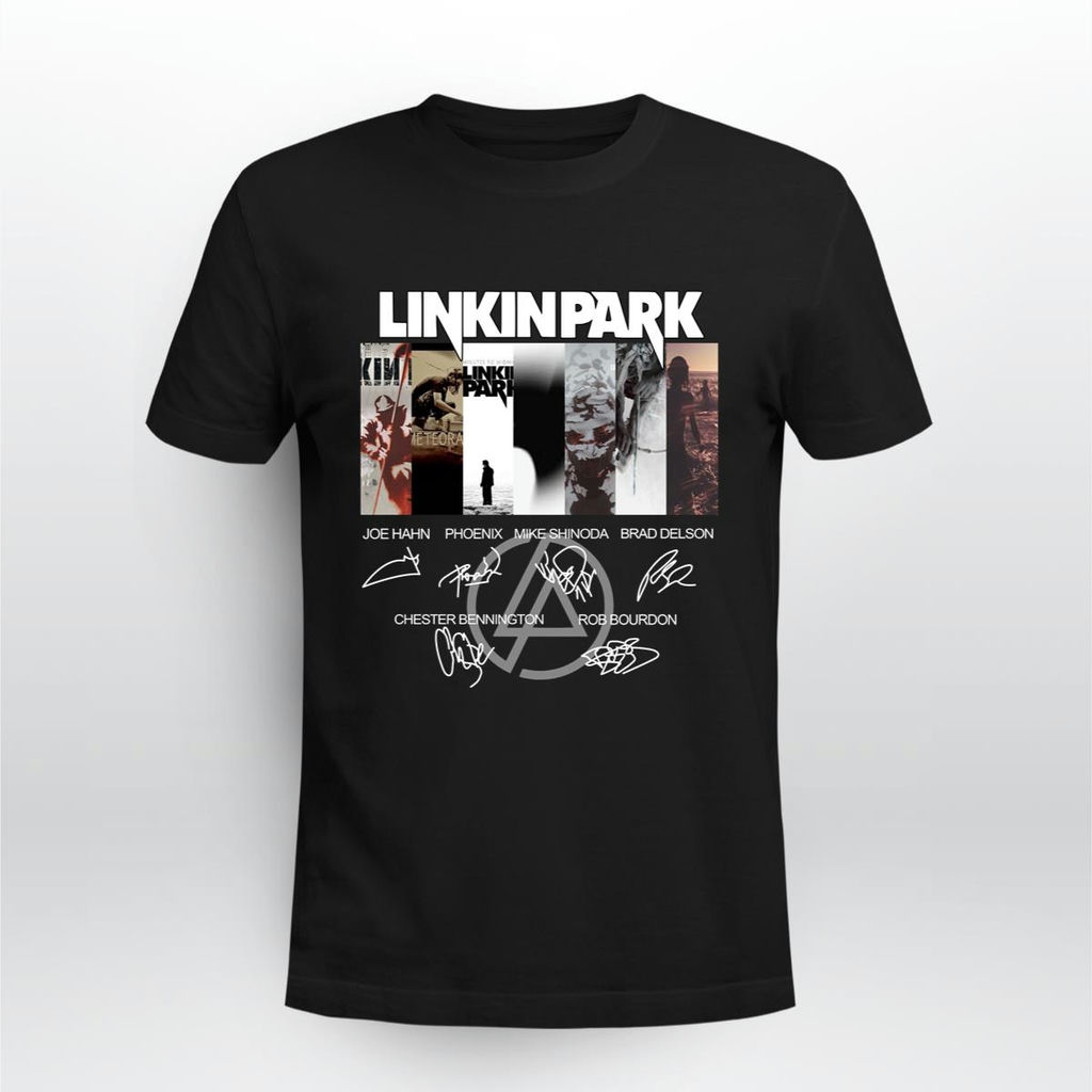 Linkin Park Logo Rock Band Signature T Shirt