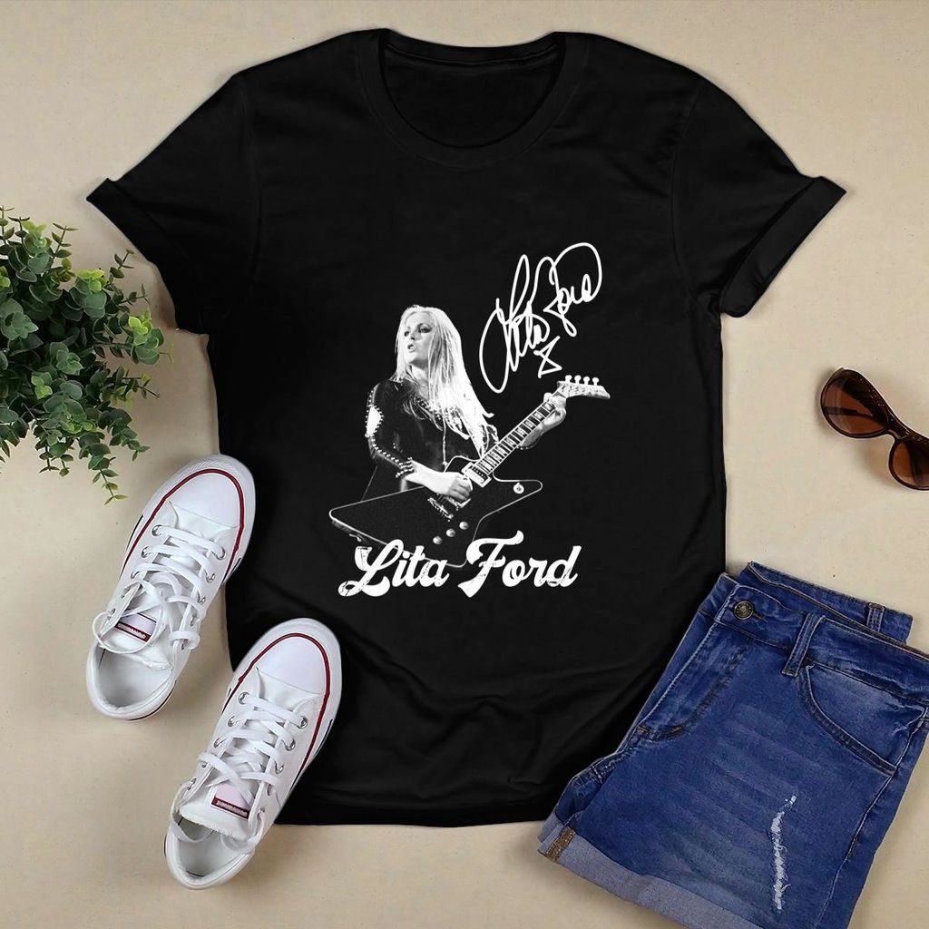 Lita Ford Signature T Shirt