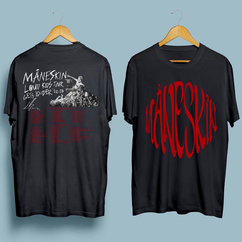 Maneskin Louds Kids Gets Louder Tour 2022 2023 Signature T Shirt