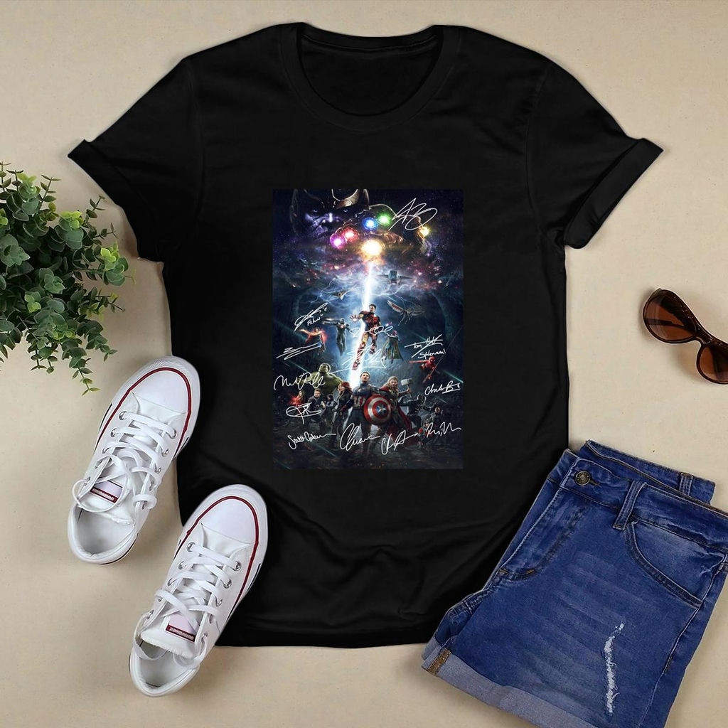 Marvel Avengers Endgame Signature All Heroes Shirt