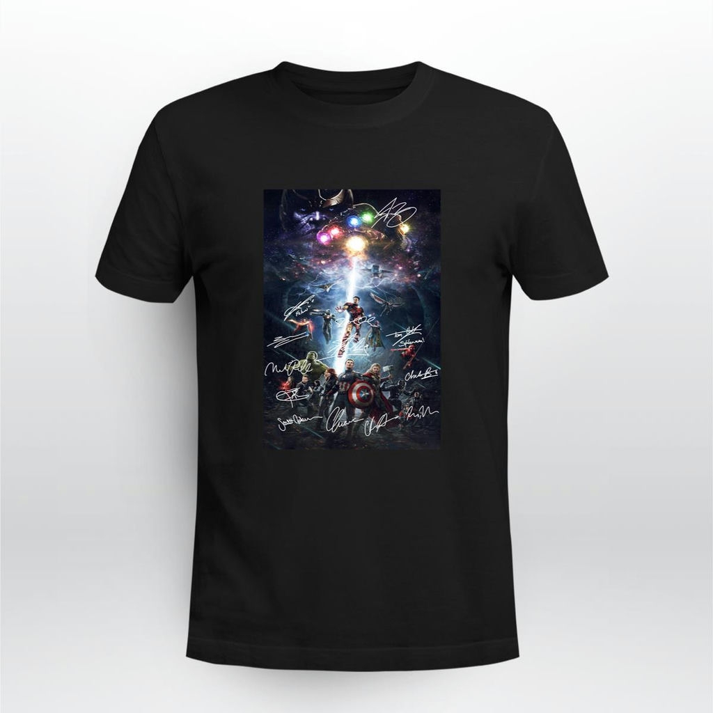 Marvel Avengers Endgame Signature All Heroes Shirt