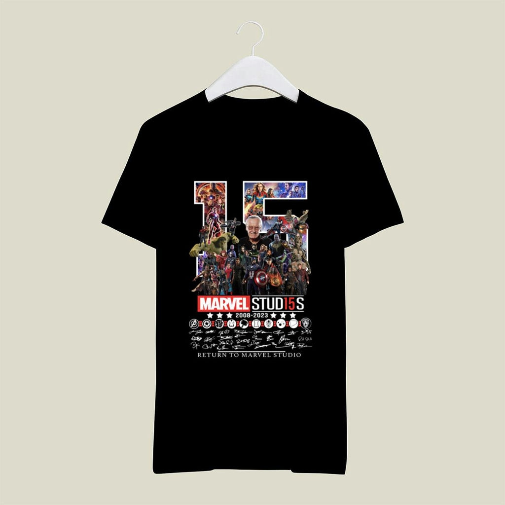 Marvel Studio 15 Years Signatures Shirt