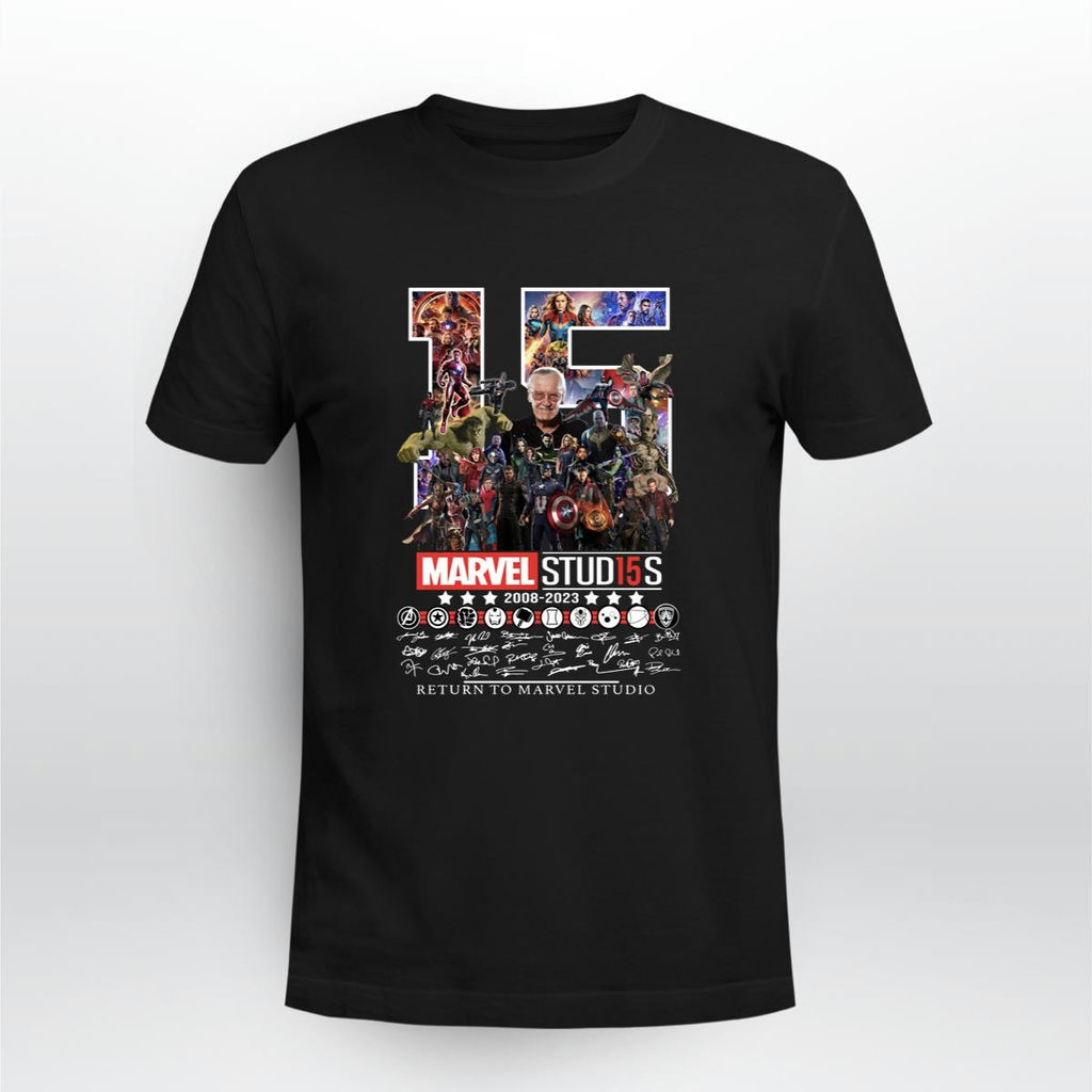 Marvel Studio 15 Years Signatures Shirt