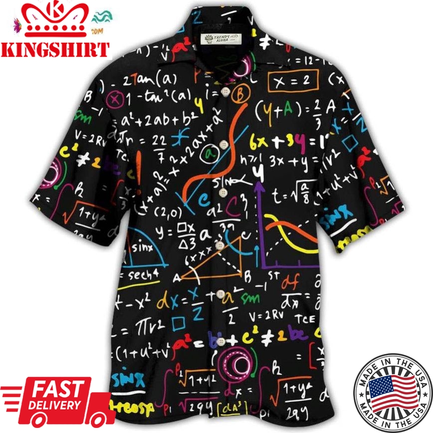 Math Basic Mathematics Style Hawaiian Shirt