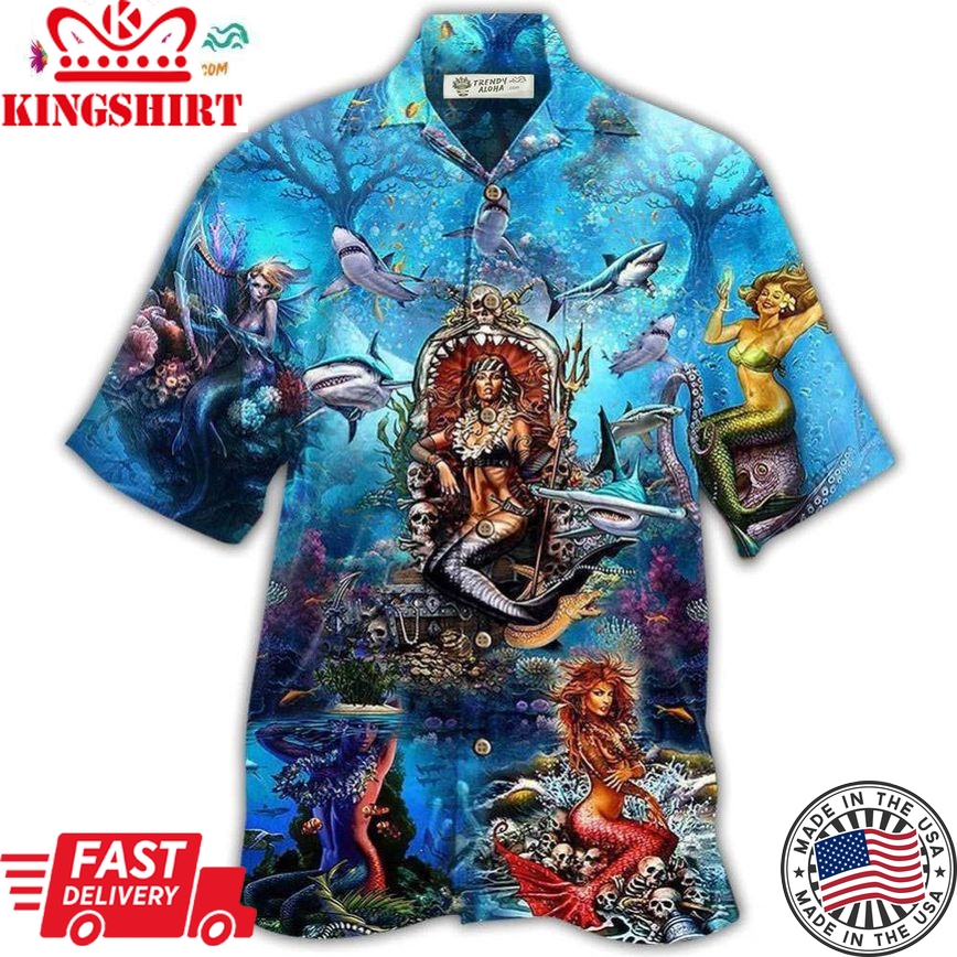 Mermaid Queen Style Hawaiian Shirt