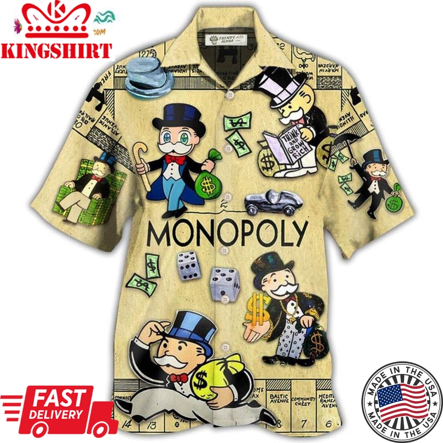 Monopoly Style Hawaiian Shirt