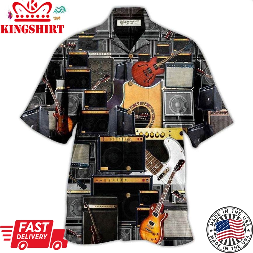 Music Control A Big Amplifier As Control An Elephant Hawaiian Shirt