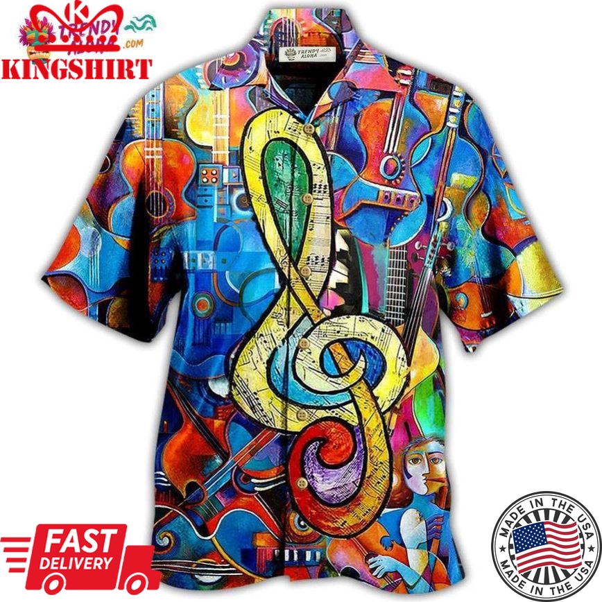 Music Love Live Life Style Hawaiian Shirt