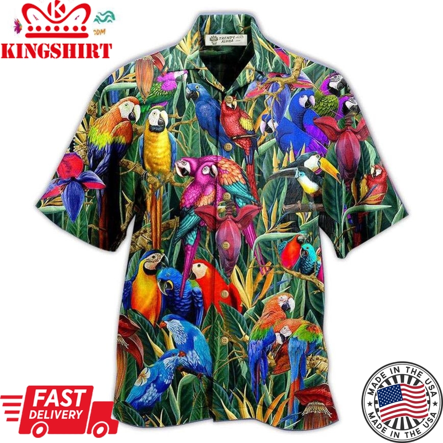 Parrot Amazing Tropical Hawaiian Shirt
