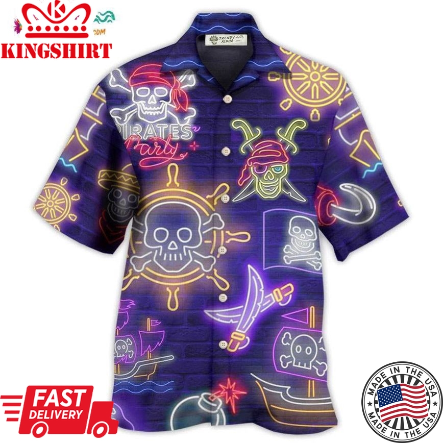 Pirate Work Like A Captain Party Like A Pirate Hawaiian Shirt