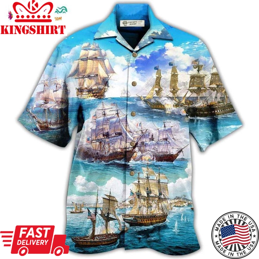 Sailing Go To The Sea Hawaiian Shirt