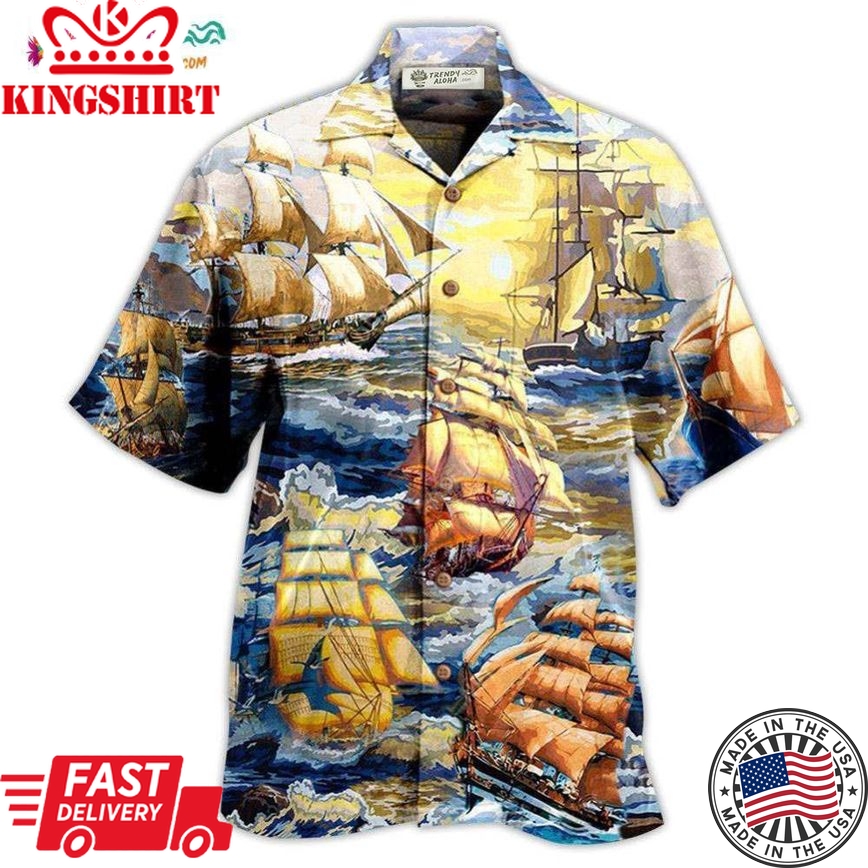 Sailing Use Any Wind Go Any Direction Hawaiian Shirt