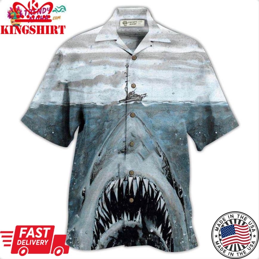 Shark Let Shark Kiss You Hawaiian Shirt