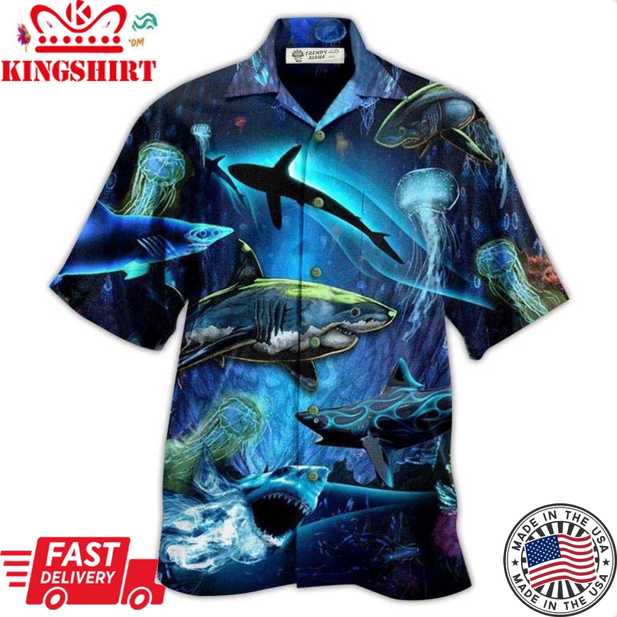 Shark Special In The Deep Ocean Hawaiian Shirt